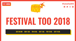 Desktop Screenshot of festivaltoo.co.uk